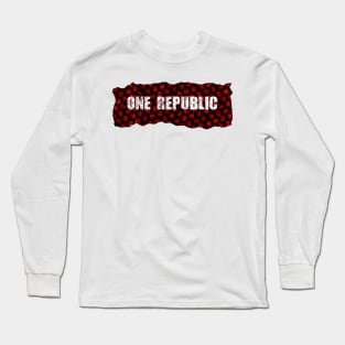 One Republic Ripped Flannel Long Sleeve T-Shirt